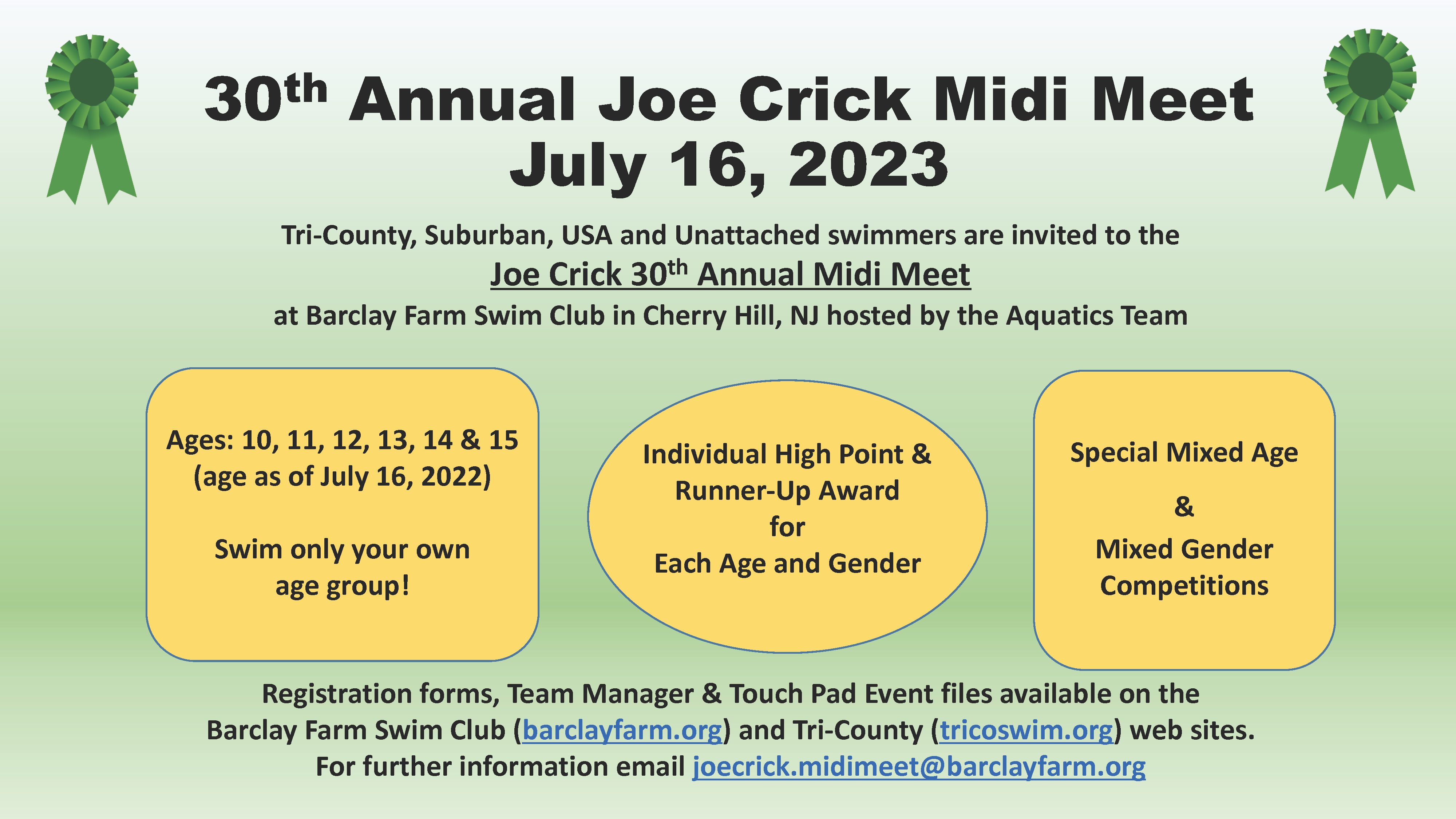 30th Annual Joe Crick Midi Meet